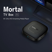 Décodeur TV Mortal T1 Allwinner H313 Android 16 avec WiFi double bande 8K, lecteur de streaming IPTV, NF et OTT intégré