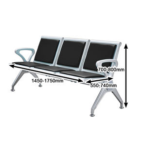 طاولة مخصصة من الجلد مع تصميم عصري لصالات المطار والفنادق والمستشفيات-استخدام في الهواء الطلق - Product Image 1