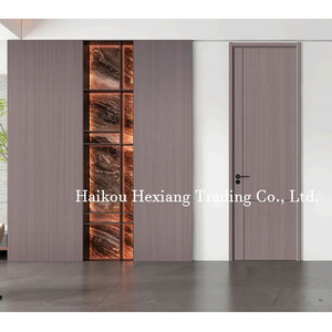 Thiết kế hiện đại rắn gỗ nội thất cửa gỗ nhập cửa cho cửa gỗ cho nhà ở phòng tắm phòng ngủ căn hộ hoặc phòng khách - Product Image 4