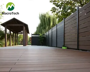Пластиковый композитный забор, Самый популярный WPC Wood WPC, Экологический материал, Термообработанный