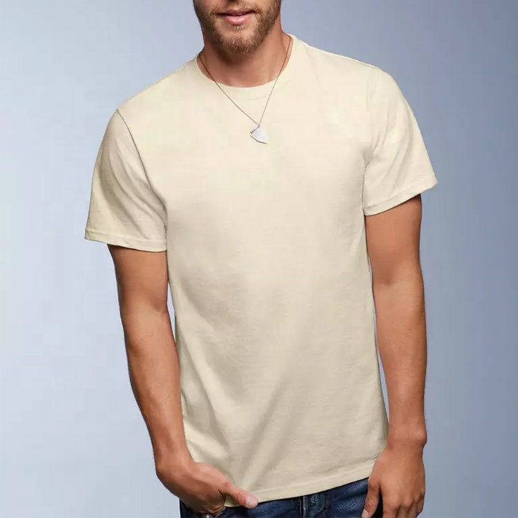 Мужская футболка MANNI из органического хлопка с круглым вырезом