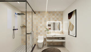 Ensemble de meubles de chambre d'hôtel 3 étoiles à prix compétitif : cadre de lit en bois, tables de chevet, meubles TV et armoire pour chambre complète - Product Image 3