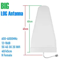 Routeur extérieur sans fil omnidirectionnel Mimo LTE longue portée 50 km, 5 GHz, GSM, 3G, 4G, 5G, Wifi, antenne log-périodique LPDA