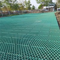 Stationnement PE-HD Nid d'abeille Gravier Stabiliser Stationnement Pelouse dure Grille en plastique Protection contre l'herbe Bloc Pavé avec Uv