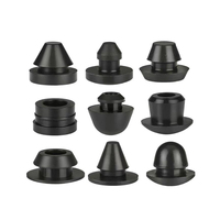 Bouchon de bouteille en caoutchouc silicone de haute qualité avec trou, design conique, durable, service de découpe personnalisable, OEM ODM