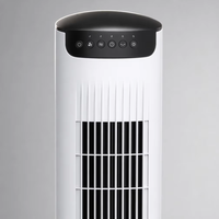 Ventilateur de climatisation intelligent portable à prix d'usine, 3 vitesses, oscillation à 70 degrés, 32 pouces, pour hôtel et usage domestique