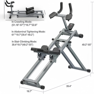 Máquina de Ejercicios para Abdominales y Espalda, Silenciosa, para Uso Doméstico, Simulador de Escaleras para Pérdida de Peso y Estiramiento Lumbar - Product Image 3