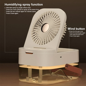 Wholesale Air Spray Portable <b>Remote</b> <b>Control</b> Desktop Rechargeable 3 Speed Table <b>Fan</b> USB Cold - Product Image 2