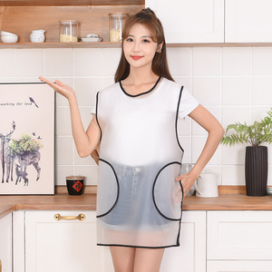 <span class=keywords><strong>Tablier</strong></span> de cuisine léger et fin pour <span class=keywords><strong>femme</strong></span>, transparent, imperméable et résistant à l'huile, avec logo personnalisé, idéal pour la restauration estivale - Nouveauté 2026 - Product Image 6