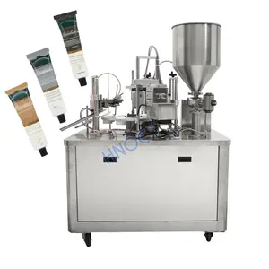 Strip Aluminum Cosmetic Cream Ointment Semi-Automatic Grease Tube Fill and Seal Packaging Machine