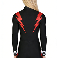 Combinaison de patinage de vitesse en polyester sur mesure, vente en gros, coupe ajustée, vêtements de patinage en ligne, unisexe