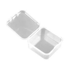 Perler Bead Storage <b>Box</b> Transparent <b>Small</b> Square 4.5x4.5x2cm Covered For Craft Jewelry Organizing - Product Image 3