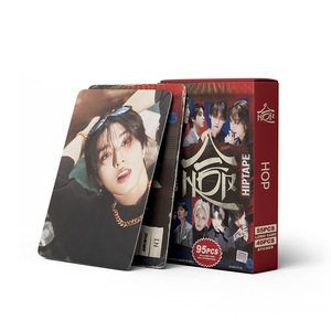 Vente en gros de 95 pièces/ensemble de cartes Lomo Kpop SKZ HOP, cartes photo HD d'idoles BINI avec autocollants pour collection de fans, cadeau - Product Image 5