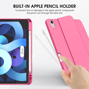 Mô hình mới thông minh ở lại da TPU gấp ba trường hợp máy tính bảng cho <span class=keywords><strong>iPad</strong></span> air6 11/13 inch bảo vệ bao gồm cho <span class=keywords><strong>iPad</strong></span> Pro 2024 - Product Image 4