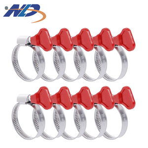Nld Tùy Chỉnh Thép Không Gỉ 304 201 8-12Mm 16-25Mm Nhỏ Mỹ Loại Thép Không Gỉ Ống Kẹp Với Xử Lý - Product Image 2