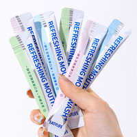 Vente en gros de bain de bouche rafraîchissant doux pour une haleine fraîche, marque privée, 20 pièces * 11 ml
