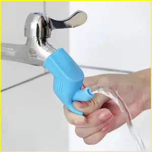 2022 New hot sale household products children's silicone sink water washbasin faucet children security extender