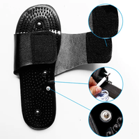 Chaussons de massage des pieds en EVA respirant chinois avec réflexologie par acupression, contrôle manuel filaire pour appareil TENS