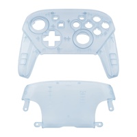 EXtremeRate Glacier Blue placa frontal y placa trasera DIY carcasa de repuesto para Nintendo Switch Pro Controller
