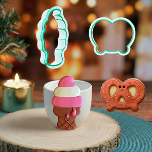 Moule à biscuits en plastique pour <span class=keywords><strong>cactus</strong></span> saguaro en pot, outil de découpe pour pâte à sucre et glaçage royal - Product Image 2