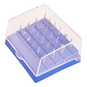 Hot 24 lỗ nha khoa BUR chủ khử trùng <span class=keywords><strong>Carbide</strong></span> <span class=keywords><strong>burs</strong></span> khối khoan trường hợp hộp - Product Image 4