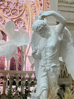 Sculpture d'anges de style européen, Quatre Saisons, pour mariage, créative, décorative, multifonctionnelle, en oxyde de magnésium, sur pied