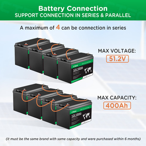 Batteria Ricaricabile CETCHi 12V 50Ah <span class=keywords><strong>100Ah</strong></span> 150Ah 200Ah LiFePO4 per Giocattoli Elettrici e Sistemi di Accumulo Solare - Product Image 6