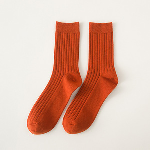 SB1205 <span class=keywords><strong>Calcetines</strong></span> de color liso, coloridos y cómodos al por mayor, <span class=keywords><strong>calcetines</strong></span> de algodón con logotipo personalizado, a la moda. - Product Image 6