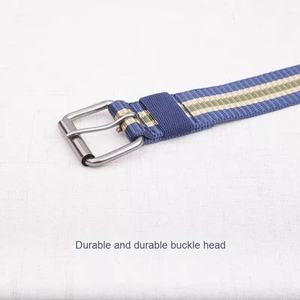 Ceinture en tissu à 16 trous pour extérieur, décontractée, avec boucle à ardillon, en polypropylène (PP) étiré, pour pantalon, tendance, polypropylène PP transfrontalier - Product Image 3