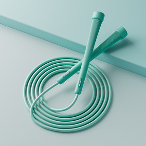 Corde à sauter professionnelle à longueur réglable avec poignée en PVC pour la maison, l'école et les jeux - Product Image 3