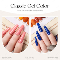 JTING Vente en gros – Kit de vernis gel classique 72 couleurs – Collection complète de vernis à ongles en gel – Sans TPO/HEMA – Gel à ongles soak-off – OEM