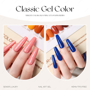 JTING ขายส่งชุดเจลทาเล็บคลาสสิก 72 สี ระบบสีครบชุด คอลเลคชั่นเจลทาเล็บ ปราศจากสาร TPO/HEMA ลอกออกได้ OEM - Product Image 5