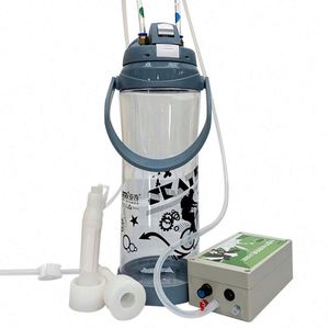 Bomba de Vacío Eléctrica Portátil para Ordeño de Ovejas y Vacas, de Alta Seguridad, 3L de Capacidad, Nueva, en Color Azul Grisáceo - Product Image 2