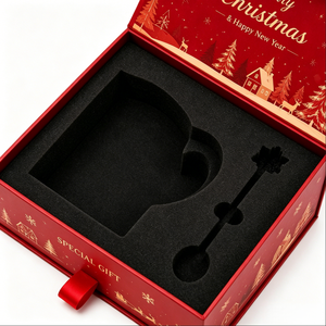 Luxury Christmas Foldable Gift Box Packaging Featuring <b>Foam</b> and Rigid Box - Product Image 6