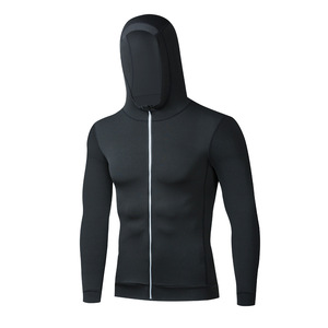 <strong>Mens</strong> Long Sleeve UV Protection Hoodie Rash Guard Hiking Fishing <strong>Swim</strong> <strong>T</strong> <strong>Shirt</strong> Sun <strong>Shirts</strong> - Product Image 2