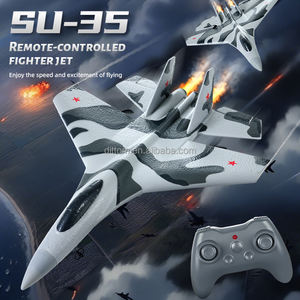 SU35 FX8820 2.4G RC Fighter GLIDER 3CH EPP ลายพรางบินของเล่น warplane 6แกน - Product Image 2