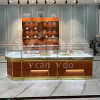 Comptoir de présentation de bijoux pour magasin, kiosque, vitrine de bijouterie, fabrication à Guangzhou