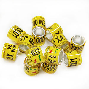 8Mm Binnendiameter Postduivenringen Vogel-Id Platen Met Vlaggen Rpra <span class=keywords><strong>Au</strong></span> Standaard Duivenvoetbanden Voor Duivenfokkers - Product Image 2