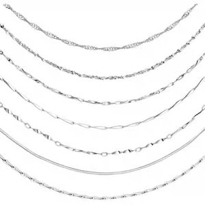 Collier Chaîne Torsadée Maille Figaro Hiphop <span class=keywords><strong>Miani</strong></span> Cubaine Argent Sterling 925 Pur Vente en Gros pour Homme et Femme - Product Image 6