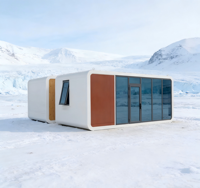 Maison Modulaire Préfabriquée, Espace de Vie Portable de Haute Qualité, Approvisionnement en Gros, Délai de Livraison Rapide pour le Marché Mondial, Adaptée aux Conditions Météorologiques Extrêmes