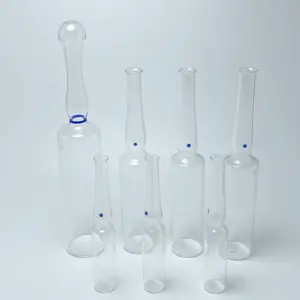 Ampola de vidro médico transparente para injeção 1ml 2ml 5ml 10ml 20ml