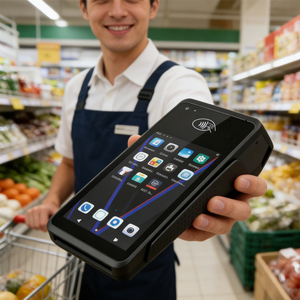 Terminal POS KINGTOP KT-V520 con Impresora, Android 11, 4G, Doble SIM con NFC, 2GB de RAM, 16GB de ROM <span class=keywords><strong>para</strong></span> Supermercado y Fábrica - Product Image 2