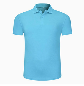 Polo à manches courtes unisexe DEZE, séchage rapide, logo personnalisable, sport, décontracté, respirant, col chemise, multicolores - Product Image 2