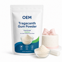 Poudre de gomme tragacanthique de qualité alimentaire, stabilisateur pour pâte à sucre et fondant, en vrac, certifiée HALAL KOSHER, durée de conservation de 24 mois