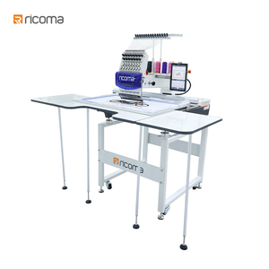 Máquina de Bordar RiCOMA de Una Cabeza, Área Grande de 800*500 mm con 12/15/20 Agujas, Serie SWD, Bordado de Camisetas/Gorras/Plano - Product Image 1
