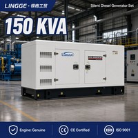 LINGGE 150kVA Super Leiser <68dB Weichai Dieselgenerator AS/NZS für Neuseeland-Fabrik