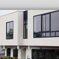 La última ventana abatible de aluminio de doble acristalamiento con función deslizante Precios competitivos y diseño de marco Ventanas exteriores