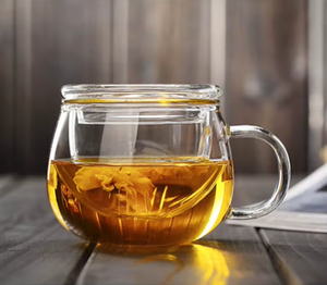 Tazas de Espresso de Vidrio al por Mayor, Taza de Té con Filtro y Tapa, Tazas de Té Extra Grandes para el Hogar y Cafeterías - Product Image 2