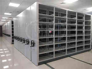 Le système industriel de stockage à manivelle de rayonnage mobile en acier moderne économise de l'espace - Product Image 3