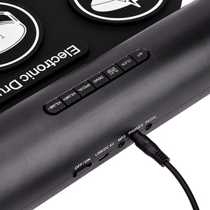 Tốt Nhất Người Bán Cuộn Trống Điện Tử Trống Bộ 7 Miếng Đệm Roll-up Thực Hành Pad Máy <span class=keywords><strong>Kit</strong></span> Với Trống Bàn Đạp - Product Image 2